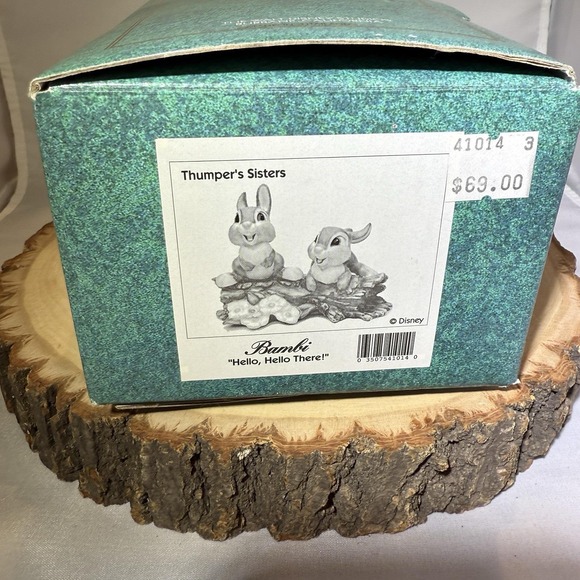 WDCC Bambi Thumper's Sisters "Hello Hello There" Walt Disney Classics Collection - Picture 9 of 9